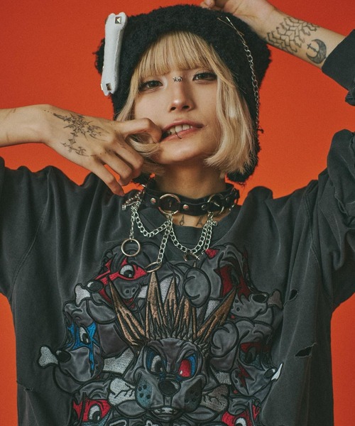 GALFY（ガルフィー） トレーナー スウェット A'GEM/9 × .kom 小暮