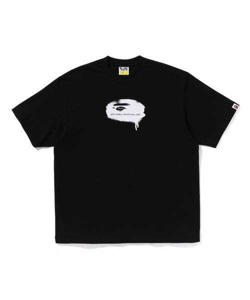 A BATHING APE tシャツ GRAFFITI HEAD LOGO RELAXED FIT TEE