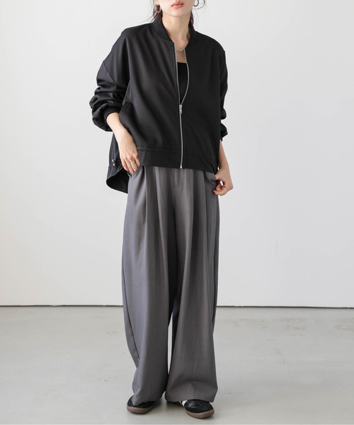 FRAY I.D ステンカラードロストギャザーブルゾン FRAY I.D（フレイ・アイディー） ＼SALE50%OFF／即日発送/FRAY I.D