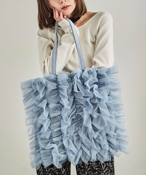 Fashion Letter（ファッションレター） トートバッグ チュールフリル