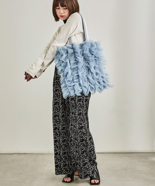 Fashion Letter（ファッションレター） トートバッグ チュールフリル