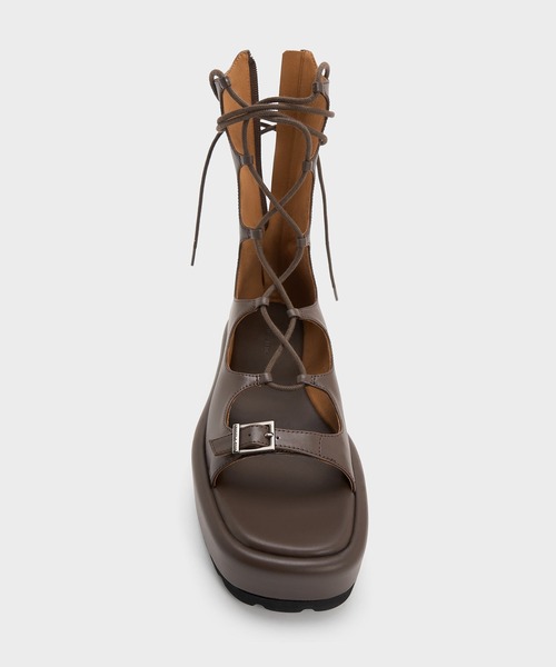 CHARLES ＆ KEITH サンダル グラディエーター レースアップ