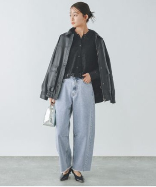ジーンズ デニム デニムパンツ MATINEE LINE/バレルレッグデニム/288746 レディース | GLOBAL WORK | 15
