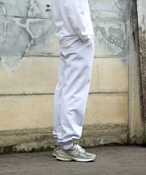 「LOS ANGELES APPAREL」 スウェットパンツ MEDIUM ヘザーグレー メンズ_画像3