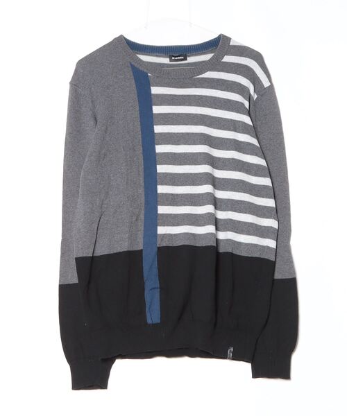 DIESEL 「DIESEL」 長袖ニット L グレー メンズ : ZOZOTOWN