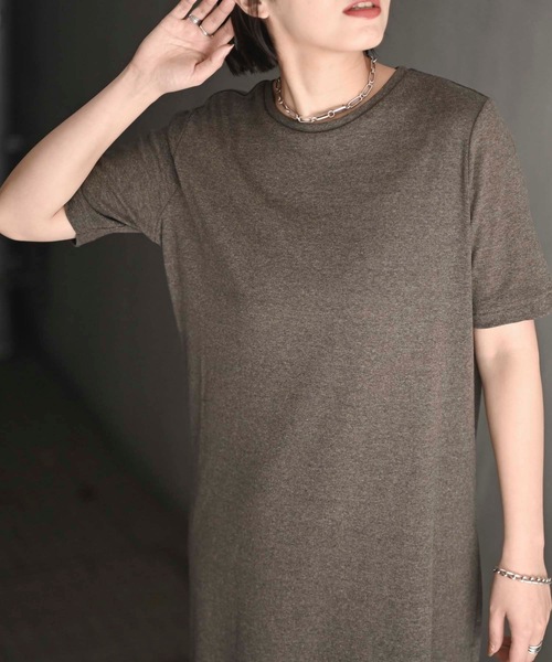＆HALF ワンピース リブロングワンピース : ZOZOTOWN Yahoo!店