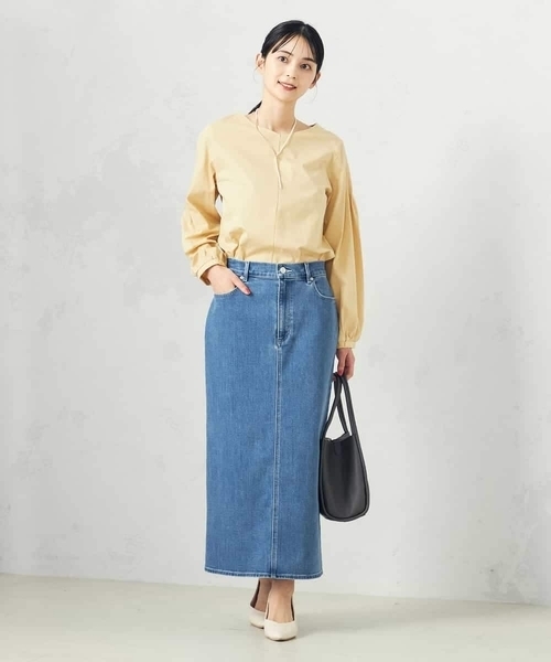 a.v.v（アー・ヴェ・ヴェ） tシャツ ピンタックスリーブトップス