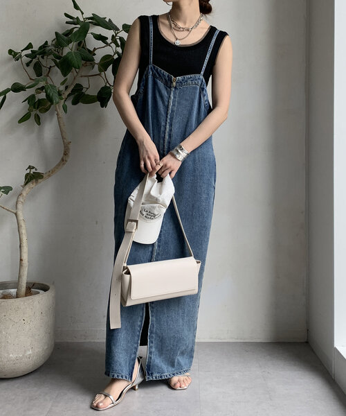 DouDou tシャツ ラメリブチュールタンク レディース : ZOZOTOWN
