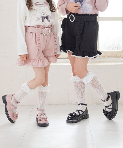 DearMyLove バレエシューズ クロスベルトリボン姫パンプス