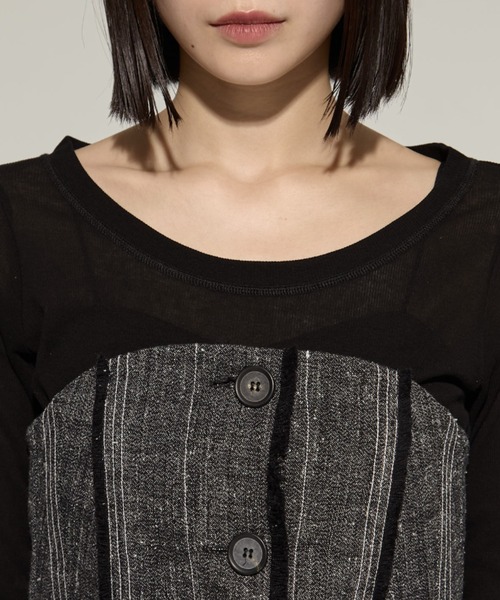 STUDIOUS tシャツ 「STUDIOUS/ステュディオス」Silk Linen