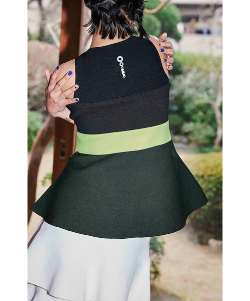 タンクトップ ノースリーブ SHORT RIB KT TANK レディース OMMO タンクトップ ノースリーブ SHORT RIB KT TANK レディース