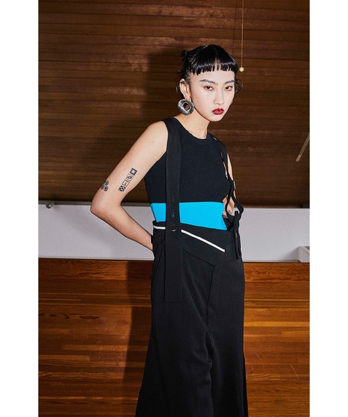 タンクトップ ノースリーブ SHORT RIB KT TANK レディース OMMO タンクトップ ノースリーブ SHORT RIB KT TANK レディース