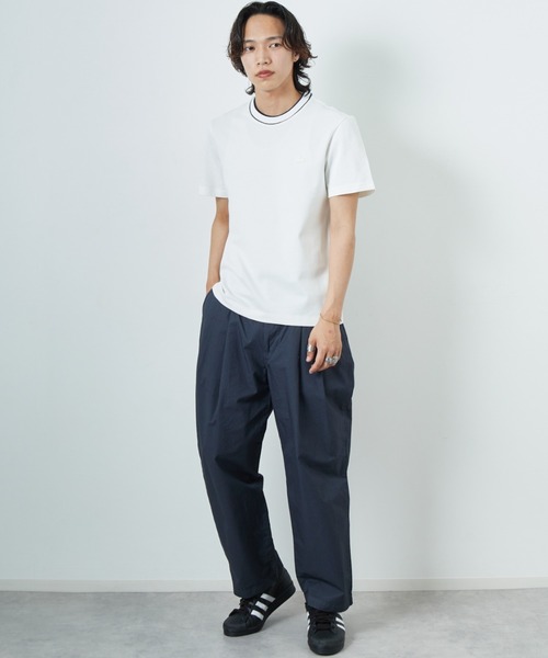 [LACOSTE/ラコステ] 配色リブライン 鹿の子Tシャツ LACOSTE/ラコステ] 配色リブライン 鹿の子Tシャツ（Tシャツ