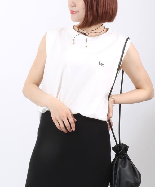 Lee（リー） tシャツ EMBROIDERY N/S TEE/ブランドロゴワンポイント