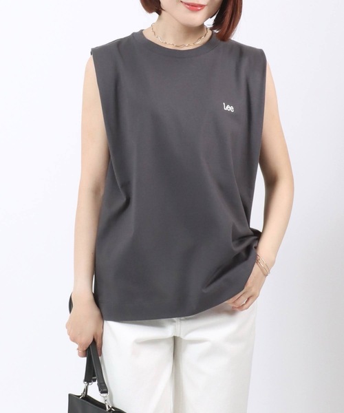 Lee（リー） tシャツ EMBROIDERY N/S TEE/ブランドロゴワンポイント