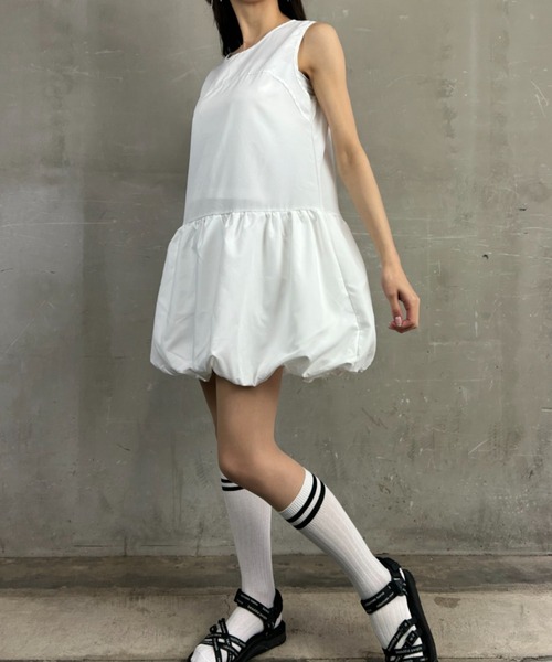 Naptime. Nissy ノースリーブバルーンワンピース naptime Nissyノースリーブバルーンワンピース naptime Nissy