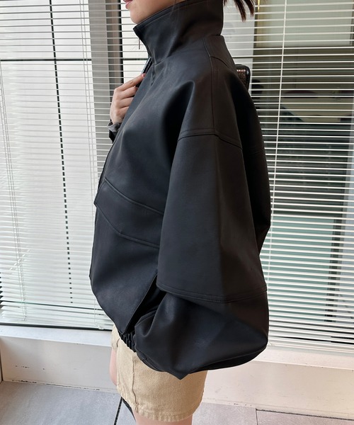 「solleim」 ブルゾン M ブラック レディース_画像5