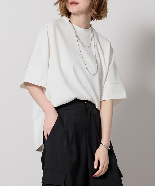 ur's（ユアーズ） tシャツ カットジョーゼットボックスシルエット