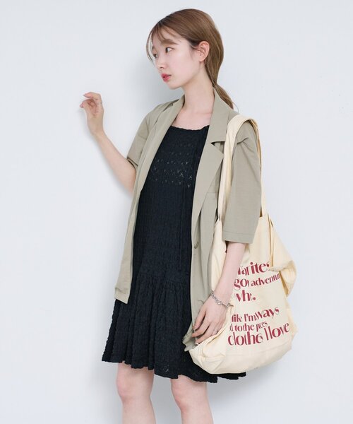 Kastane ワンピース 「WEB限定」フクレジャガードミニワンピース