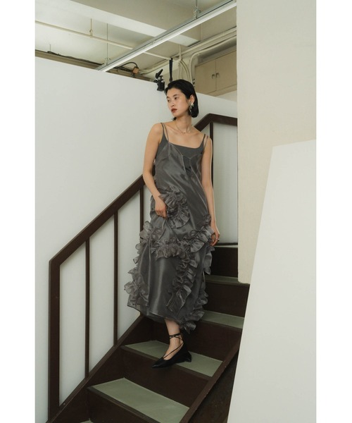 knuth marf layered tulle one piece セット layered tulle one piece/3color | KNUTH MARF