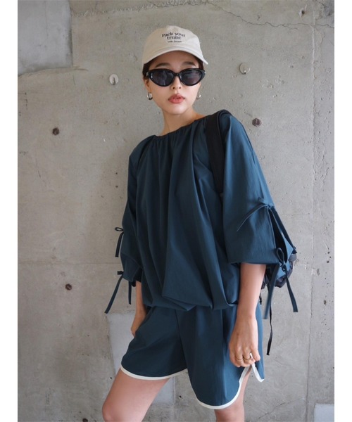 tシャツ Waterlike Ribbon Pullover レディース