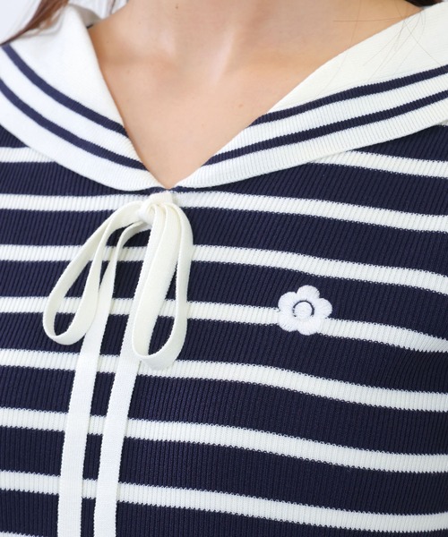 ●美品● MARY QUANT 日本製 バイカラー 丸襟 ワンピース マリークワント MARY QUANT バイカラーセーラー ワンピース