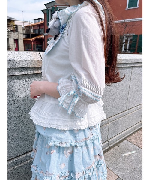 PINK HOUSE スカート さざ波とねこプリントスカート : ZOZOTOWN