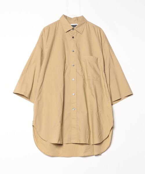 「MAISON SPECIAL」 7分袖シャツ 1 ベージュ レディース MAISON SPECIAL 「MAISON SPECIAL」 7分袖シャツ 1 ベージュ