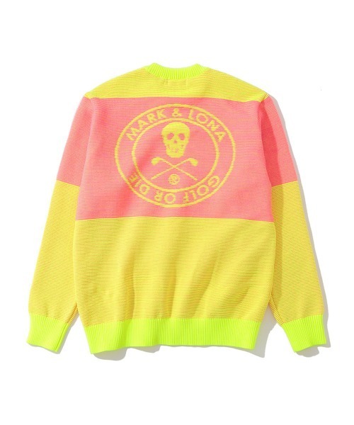 mark&lona 長袖ジャケットニットトップス MARK&LONA 「MARK & LONA」 長袖ニット 44 ホワイト メンズ : ZOZOTOWN