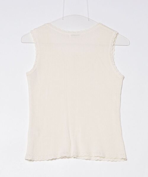 「HARMONICA」 ノースリーブニット - ホワイト レディース_画像2