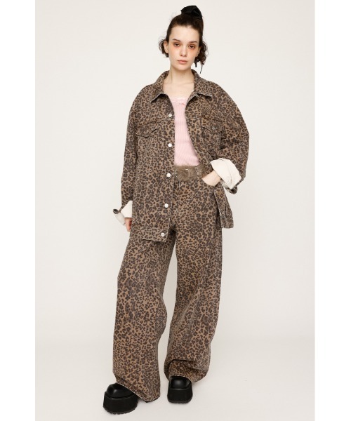 SLY デニムジャケット gジャン 「2025AW」LEOPARD 4XL DENIM JK