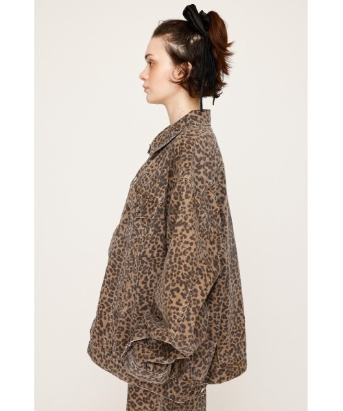 SLY デニムジャケット gジャン 「2025AW」LEOPARD 4XL DENIM JK