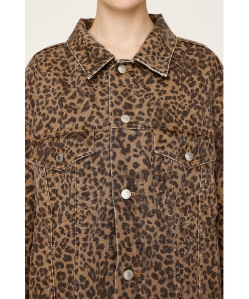 SLY デニムジャケット gジャン 「2025AW」LEOPARD 4XL DENIM JK
