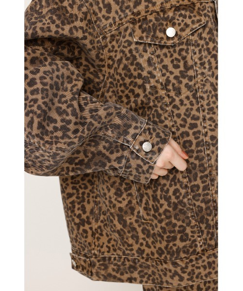 SLY デニムジャケット gジャン 「2025AW」LEOPARD 4XL DENIM JK