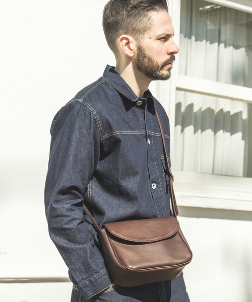 ※値下げ【MR.OLIVE】 ミスターオリーブ レザー ショルダーバッグ MR.OLIVE ショルダーバッグ MR.OLIVE/ミスターオリーブ IMPERMA