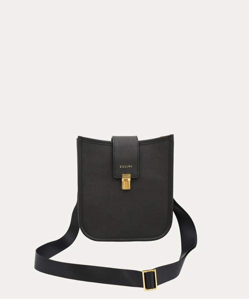 CULLNI クルニ レザーショルダーバッグ 牛革 ミニバッグ CULLNI（クルニ） ショルダーバッグ Clasp lock Leather Mini Shoulder
