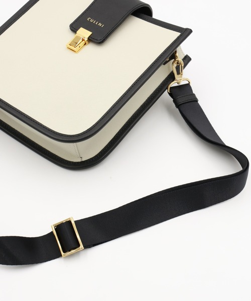 CULLNI（クルニ） ショルダーバッグ Clasp lock Leather Mini Shoulder