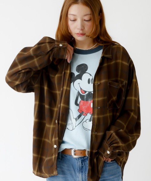 レミ レリーフ 長袖シャツブラウス サイズF REMI RELIEF（レミ レリーフ） ブラウス シャツ 「REMI RELIEF