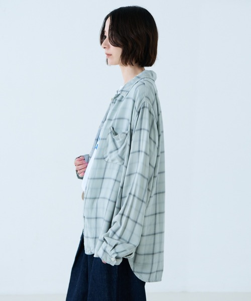 レミ レリーフ 長袖シャツブラウス サイズF REMI RELIEF（レミ レリーフ） ブラウス シャツ 「REMI RELIEF
