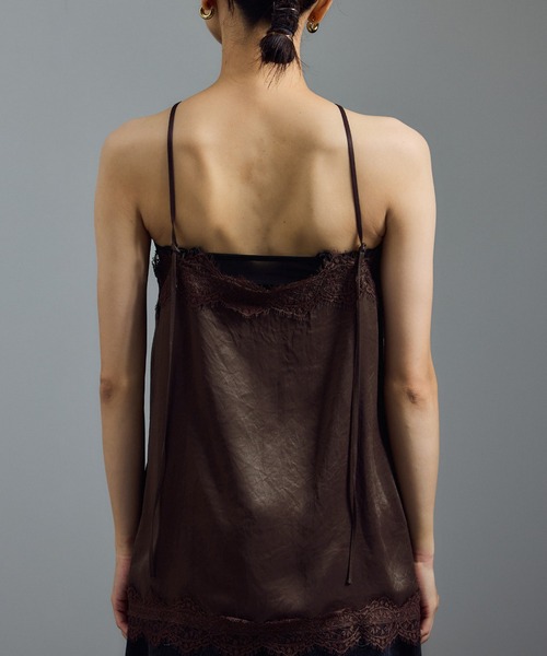 サロン アダム エ ロペ（SALON adam et rope’ ）/リバーレース2WAYキャミソール SALON adam et rope'（サロン アダム エ ロペ） キャミソール リバー