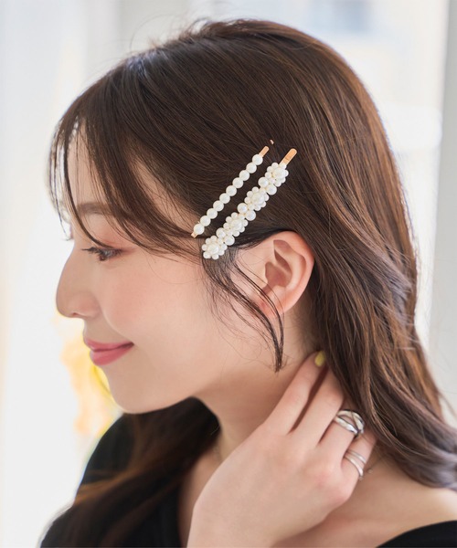 KOBE LETTUCE（神戸レタス） ヘアピン パールヘアピン2点セット