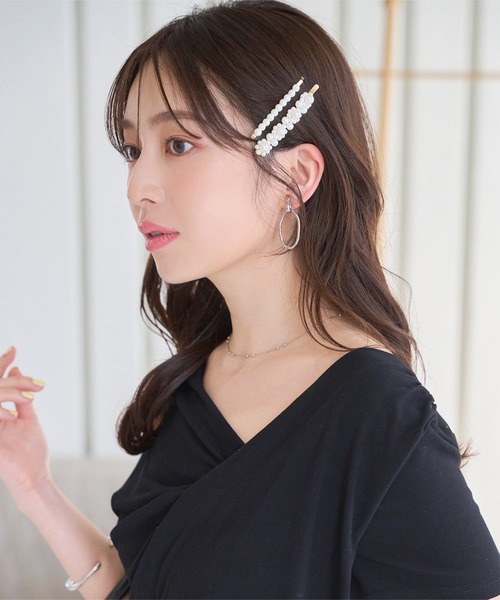 KOBE LETTUCE（神戸レタス） ヘアピン パールヘアピン2点セット