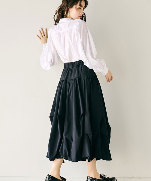 スカート タックバルーンスカートの画像