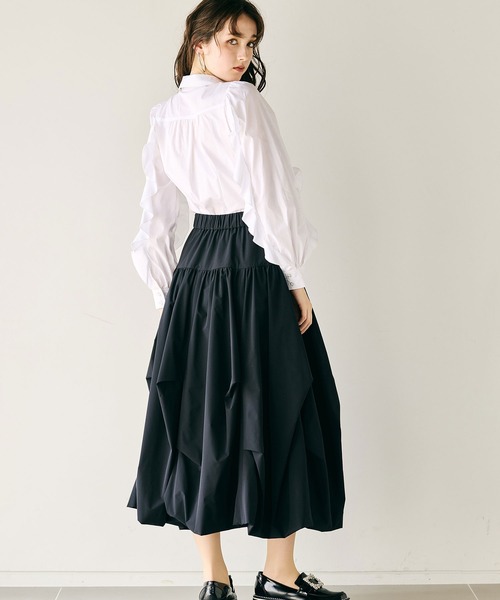 スカート タックバルーンスカートの画像