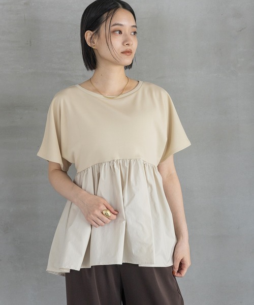 A part by（アパートバイ） tシャツ ペプラムTシャツ レディース