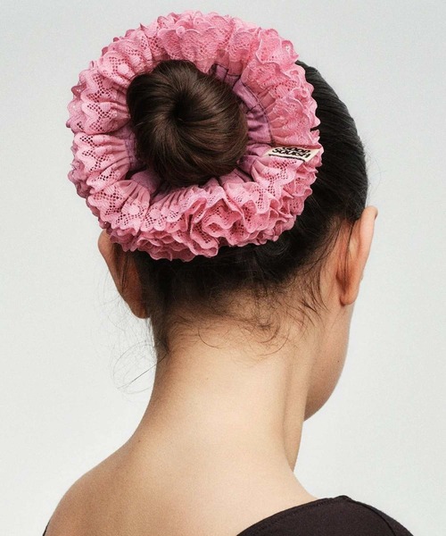 GOODSQUISH フリルシュシュ ピンク GOOD SQUISH（グッド スクイッシュ） シュシュ 「GOOD SQUISH」WEDDING