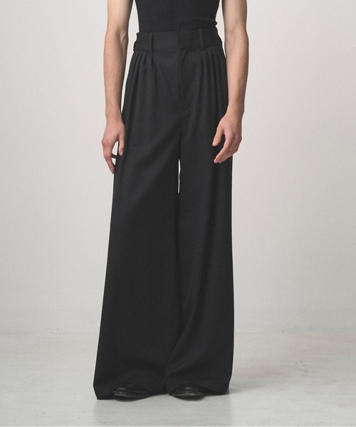 Juha（ユハ） スラックス EXTREME WIDE EASY PANTS メンズ レディース