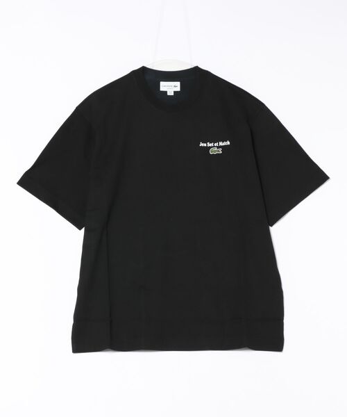 LACOSTE メンズ半袖Tシャツ LACOSTE tシャツ アウトドアジップポケット鹿の子地半袖Tシャツ