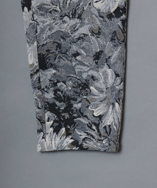 Y's 14aw ゴブラン織り 花柄スラックス ラグスタイル LUXSTYLE