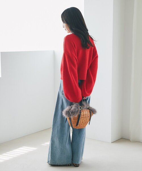 最終お値下げ⭐︎La boutique BonBon かごバッグ S La boutique BonBon（ラブティックボンボン）の「【待望の復刻！最強